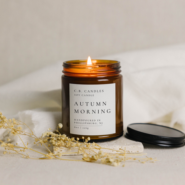 Autumn Morning Candle