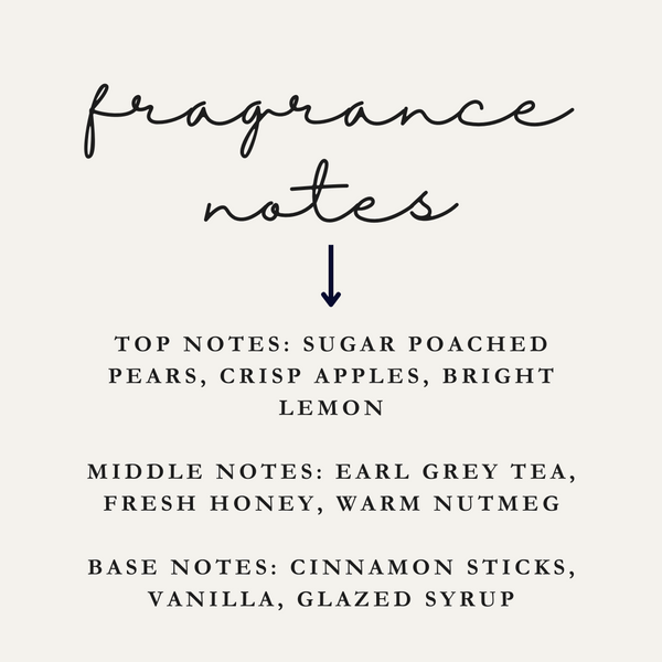 Honey Spiced Pear Candle