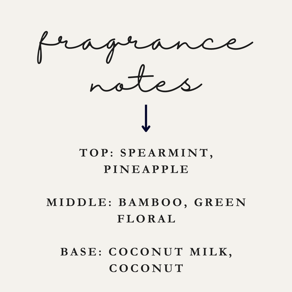 Bamboo Coconut Candle