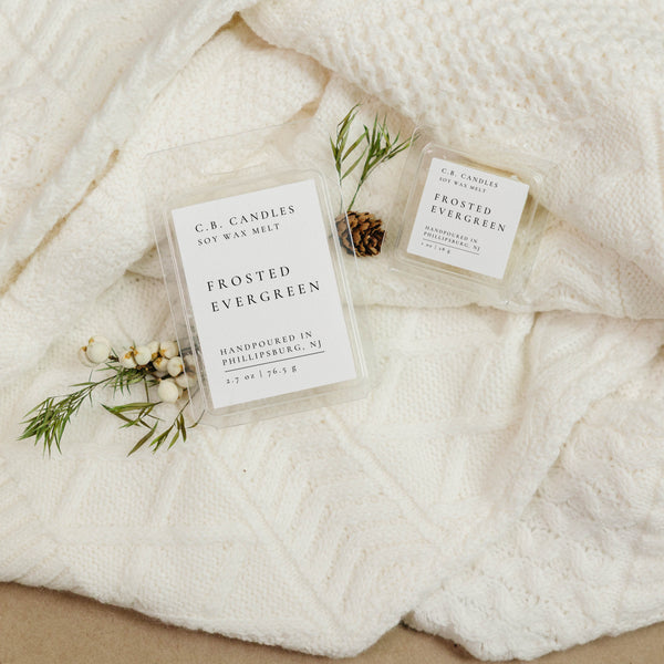 Frosted Evergreen Wax Melt
