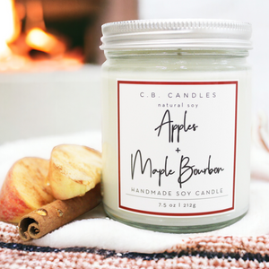 Apples + Maple Bourbon Candle
