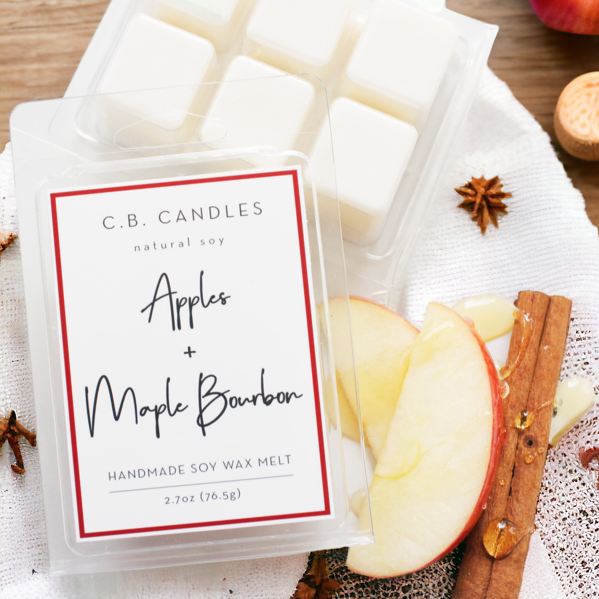 Apples + Maple Bourbon Wax Melt