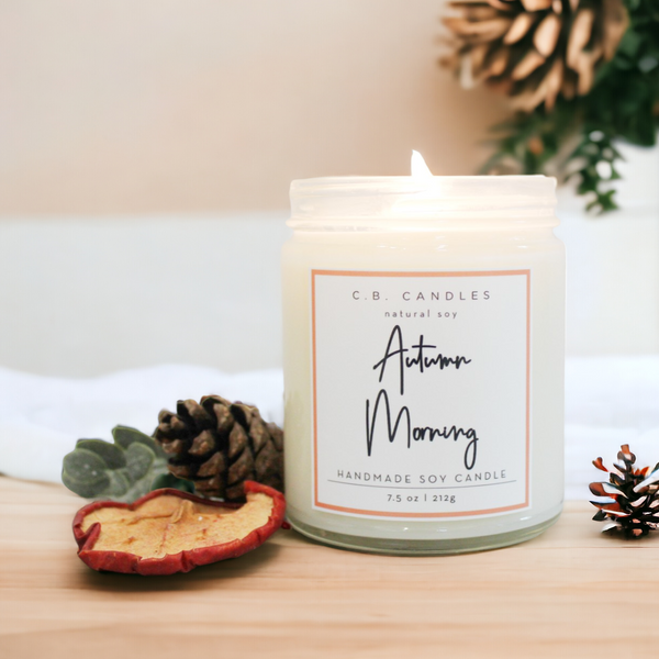 Autumn Morning Candle