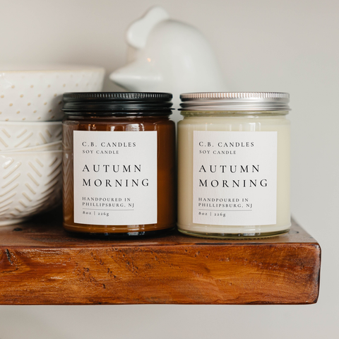 Autumn Morning Candle