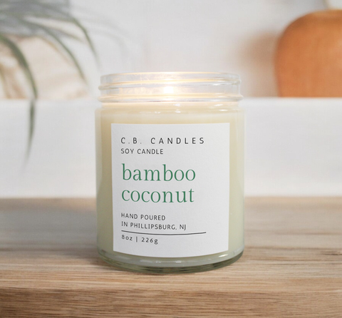 Bamboo Coconut Candle