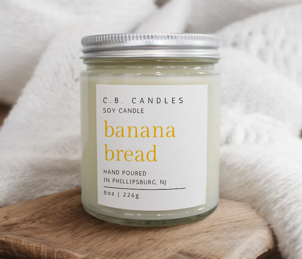 Banana Bread Candle