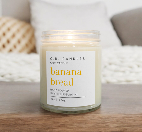 Banana Bread Candle