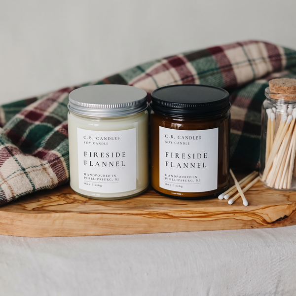 Fireside Flannel Candle