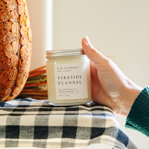 Fireside Flannel Candle