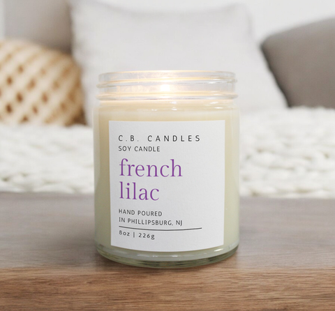 French Lilac Candle