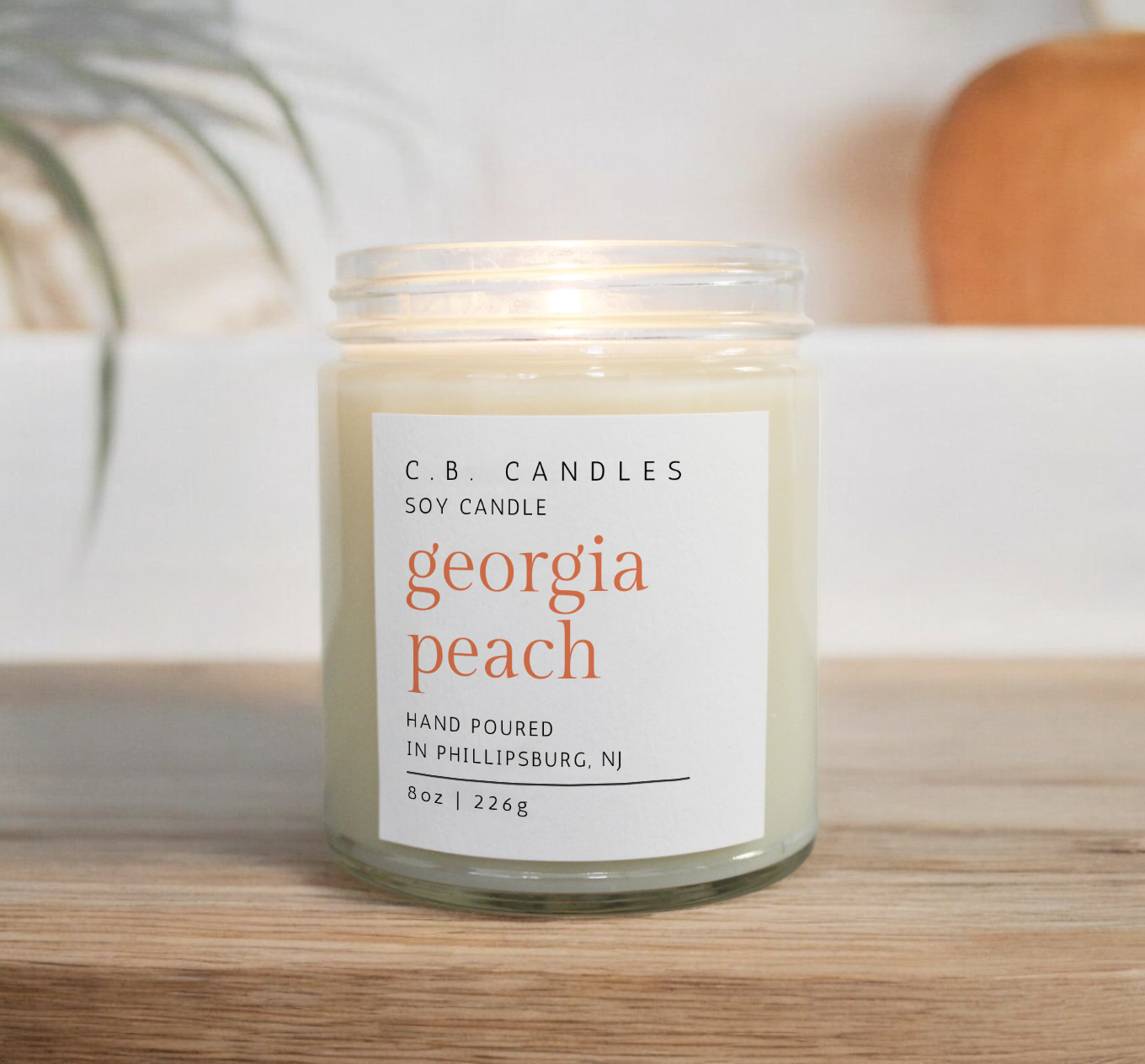 Georgia Peach Candle