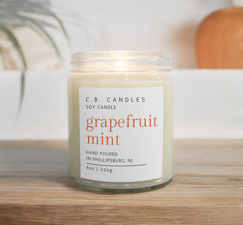 Grapefruit Mint Candle