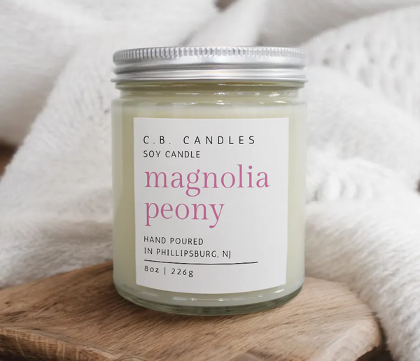 Magnolia + Peony Candle