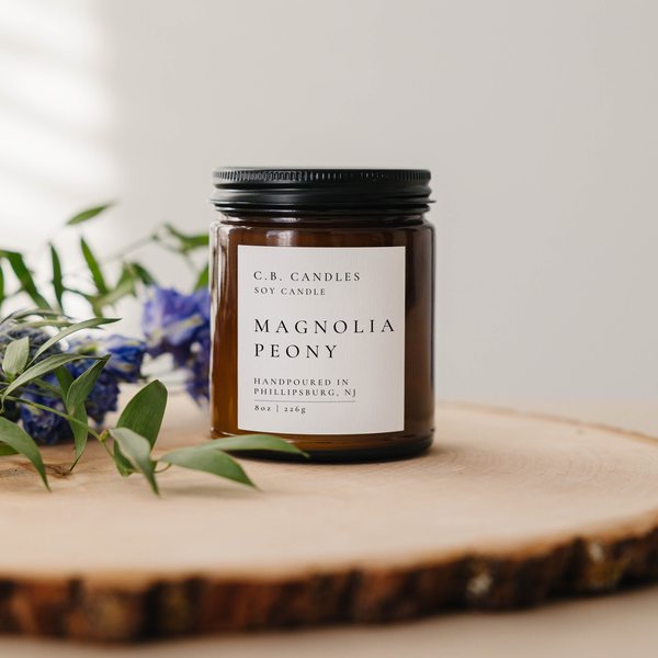 Magnolia + Peony Candle