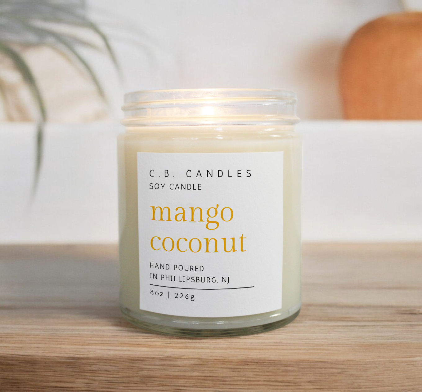 Mango + Coconut Milk Candle