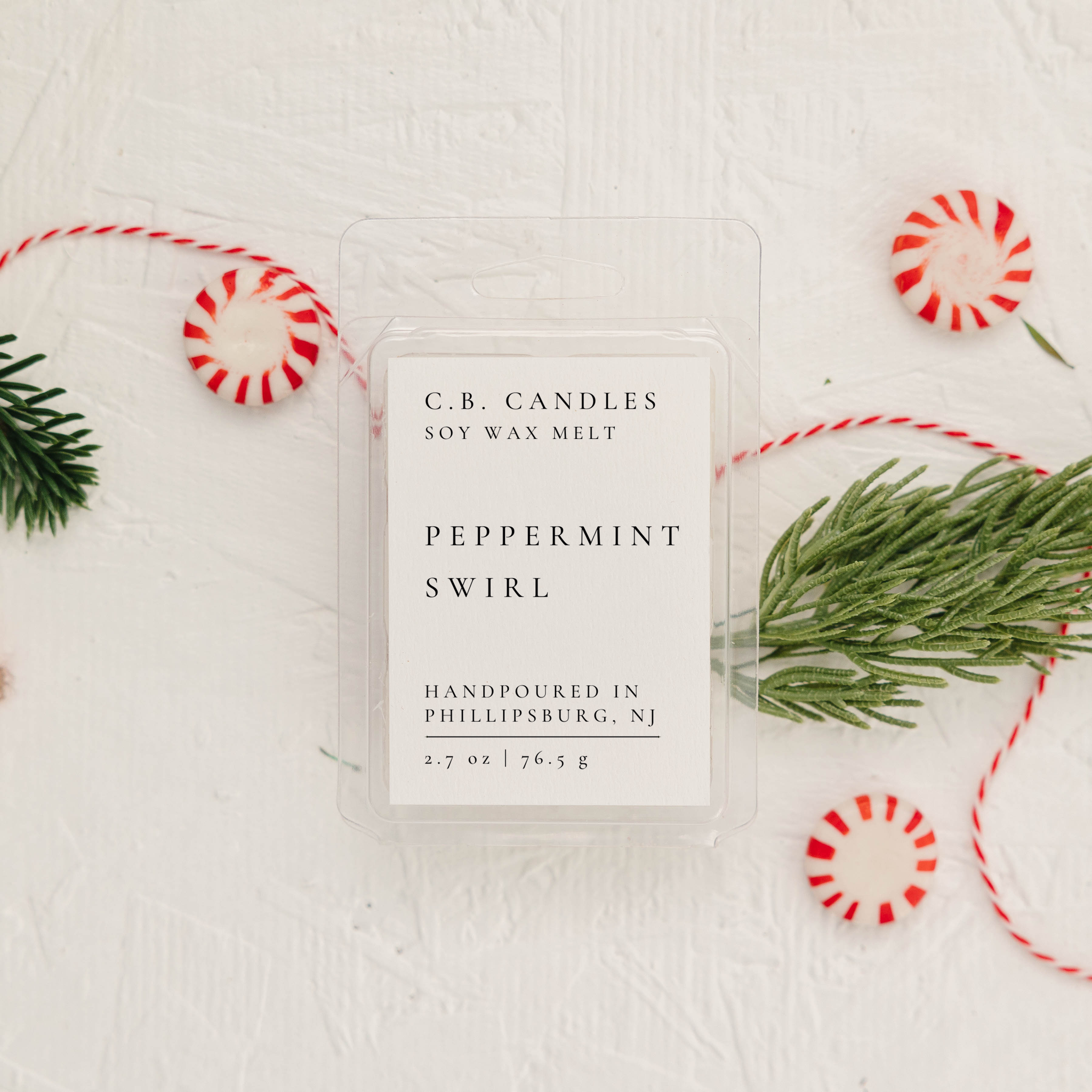 Peppermint Swirl Wax Melt