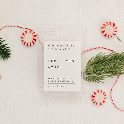 Peppermint Swirl Wax Melt