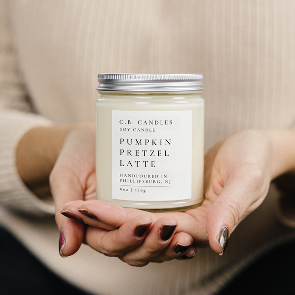 Pumpkin Pretzel Latte Candle