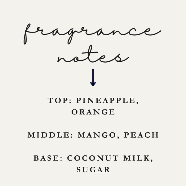 Mango + Coconut Milk Candle