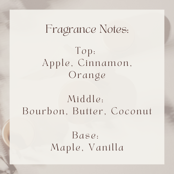 Apples + Maple Bourbon Wax Melt