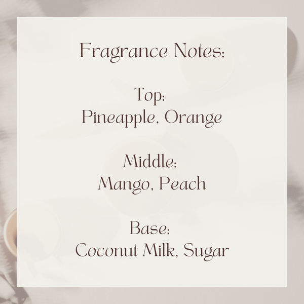 Mango + Coconut Milk Wax Melt