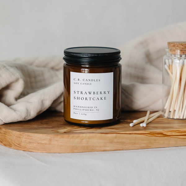 Strawberry Shortcake Candle