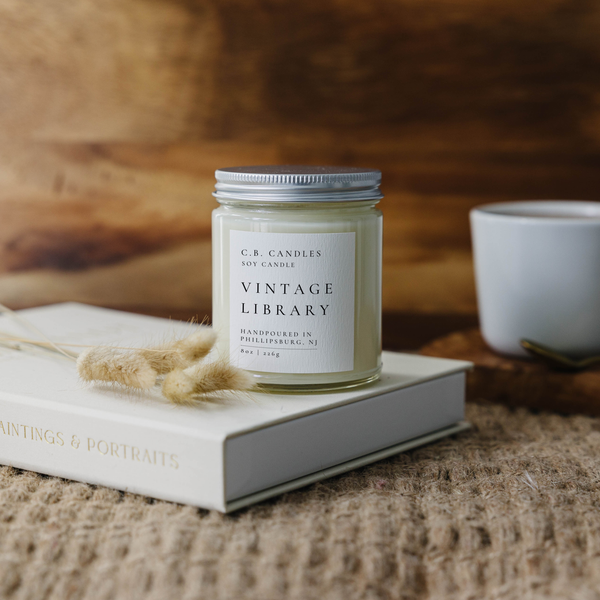 Vintage Library Candle