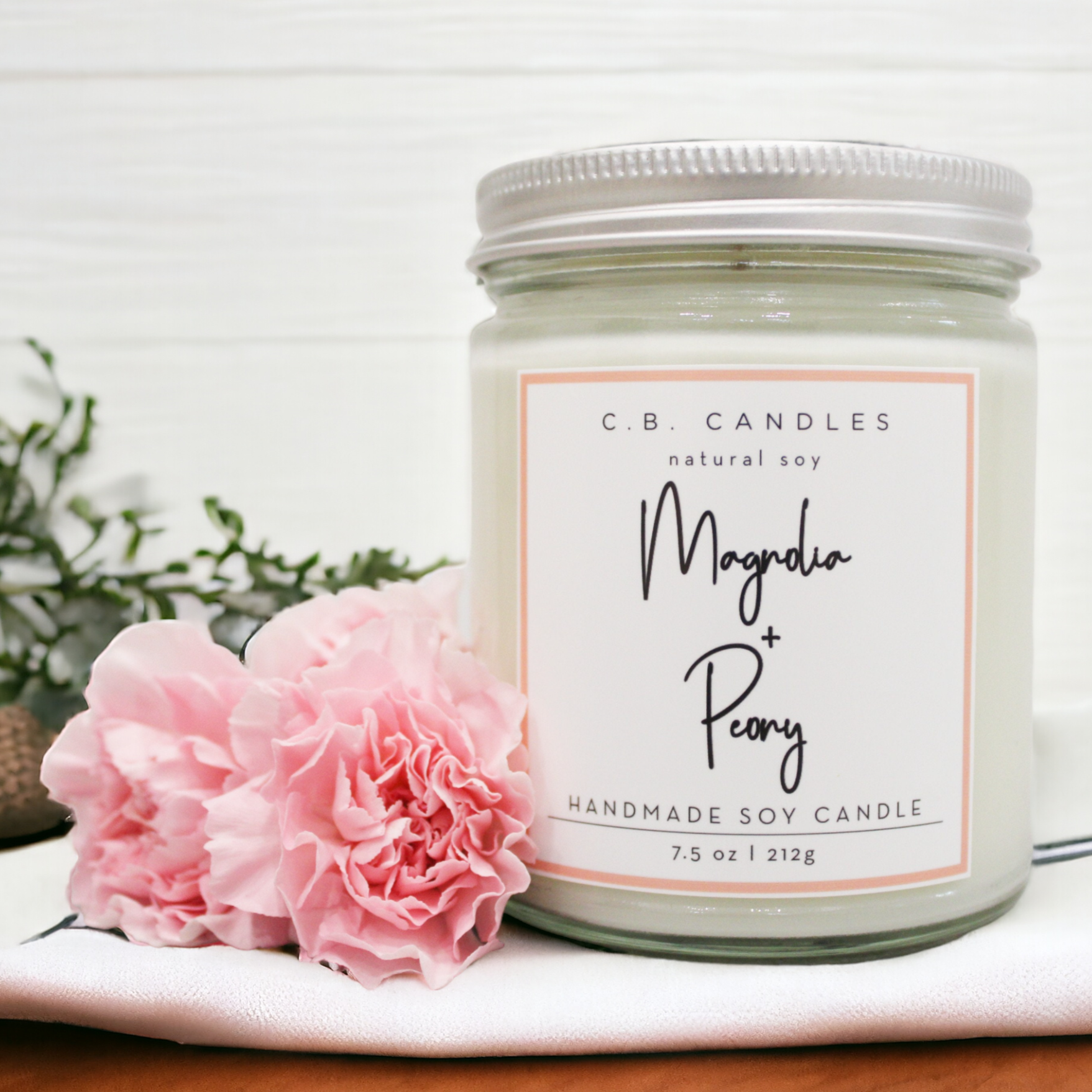 Magnolia + Peony Candle